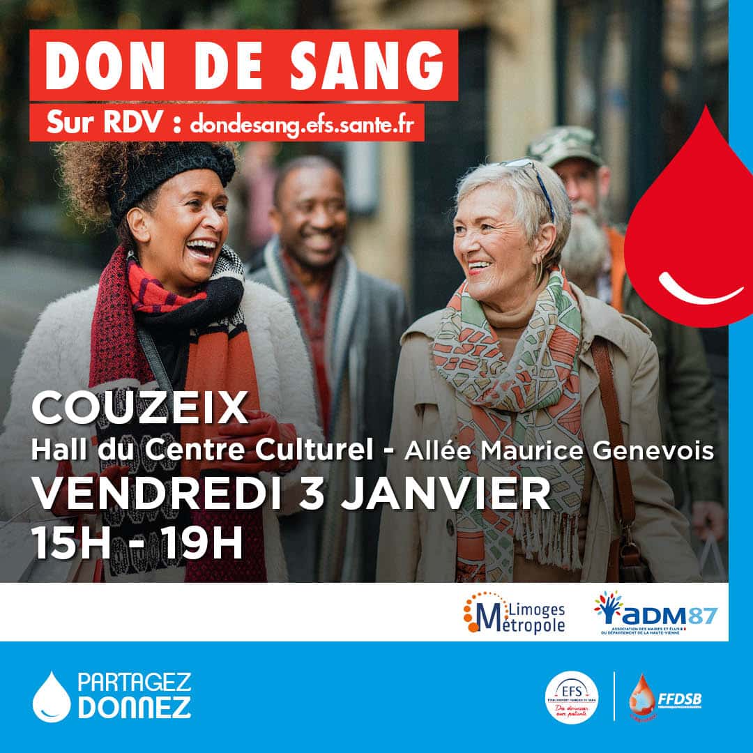 Don du sang - 3 janvier